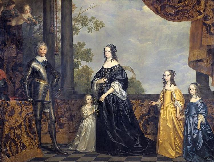 Gerrit van Honthorst Henrietta Catharina oil painting image